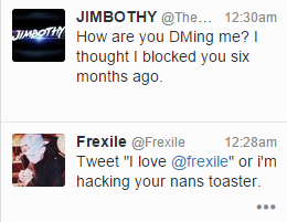 FrexileYT's tweet photo. Bruh... Say no more. #ToasterHack @TheJimbothy https://t.co/YVsDAbVQwS