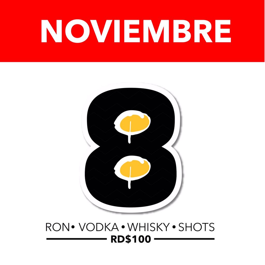 QuintanaBarRD's tweet photo. Agenda de hoy!

•Romo
•Vodka
•Whisky
•Shots de tequila
— RD$100 —
TODA LA NOCHE
[8:00PM-3:00AM] https://t.co/dTYBQqCW8A