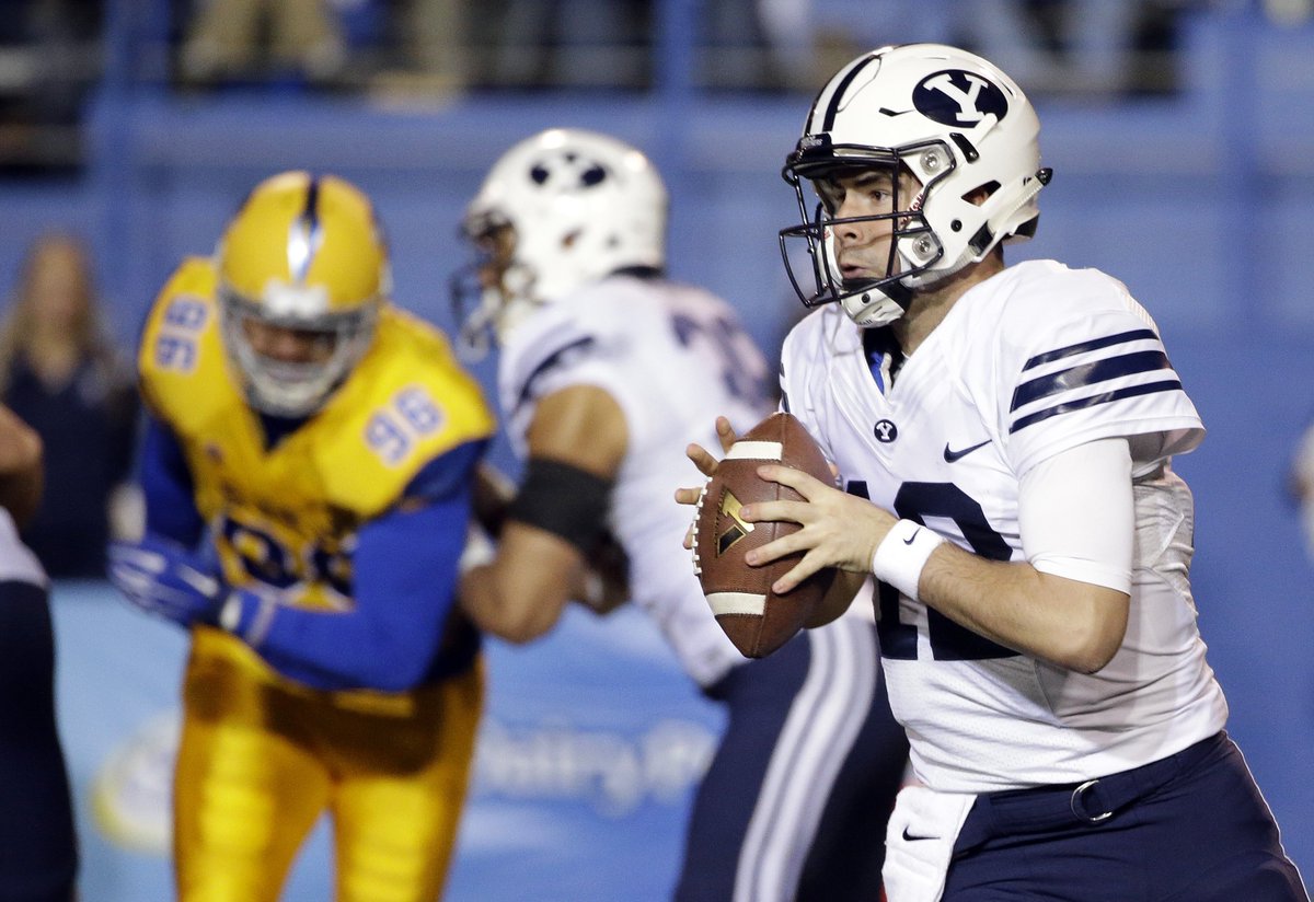 DeseretSports's tweet photo. Status of BYU-Missouri game unclear amid racial turmoil on MU's campus. By @AJeffreyCall: https://t.co/5JmIjXvFQ5 https://t.co/H6pJmiVjRL
