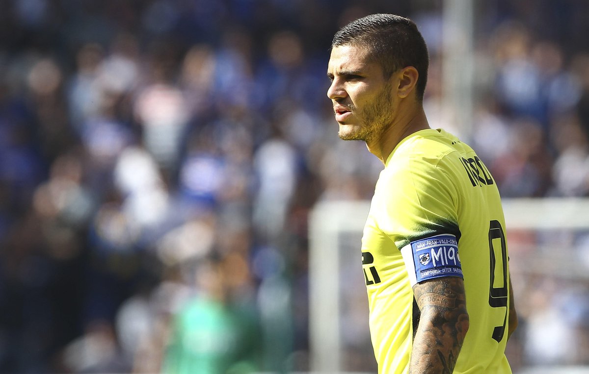 streamingfc's tweet image. Chelsea dan Real Madrid tertarik bersaing dapatkan striker Inter Milan Mauro Icardi yang dibandrol 35m euro.