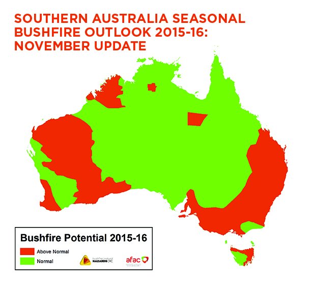 bnhcrc's tweet photo. #bushfireoutlook updated for #SouthAustralia #Tasmania @CFSAlerts @CFSTalk @TasFireService https://t.co/C84JTykWaC https://t.co/EdfU3ANrBU