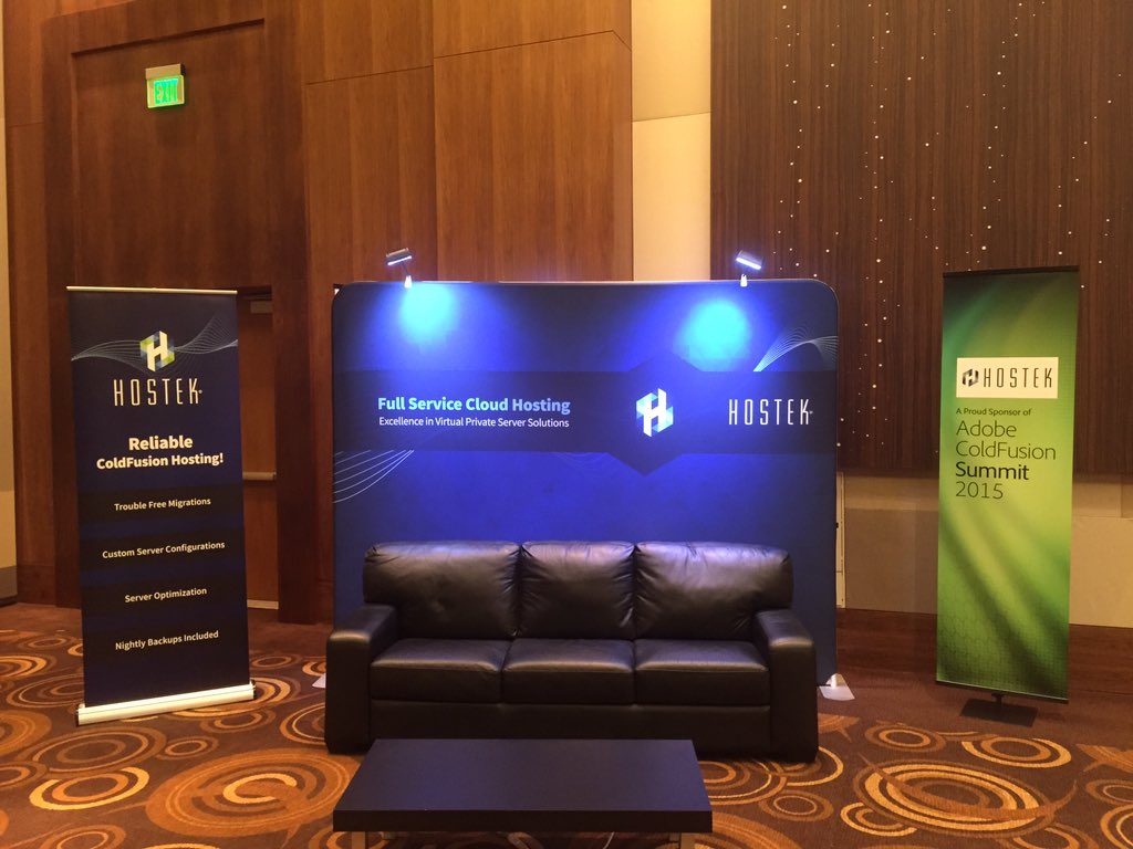 Hostek's tweet photo. Ready, set, #coldfusionsummit https://t.co/gxZntWluRV