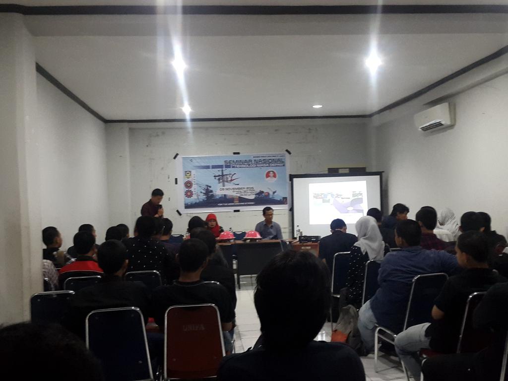 Seminar Nasional "Tehnologi Masa Depan" yang d adakan <a href="/HMM_FTUnifa/">TEKNIK MESIN UNIFA</a> #teknikkuasai #strong