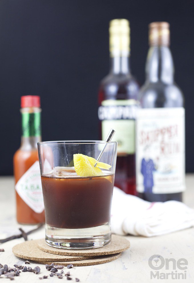 Newer Iberia {a campari rum cocktail} onemartini.com/campari-rum-co…