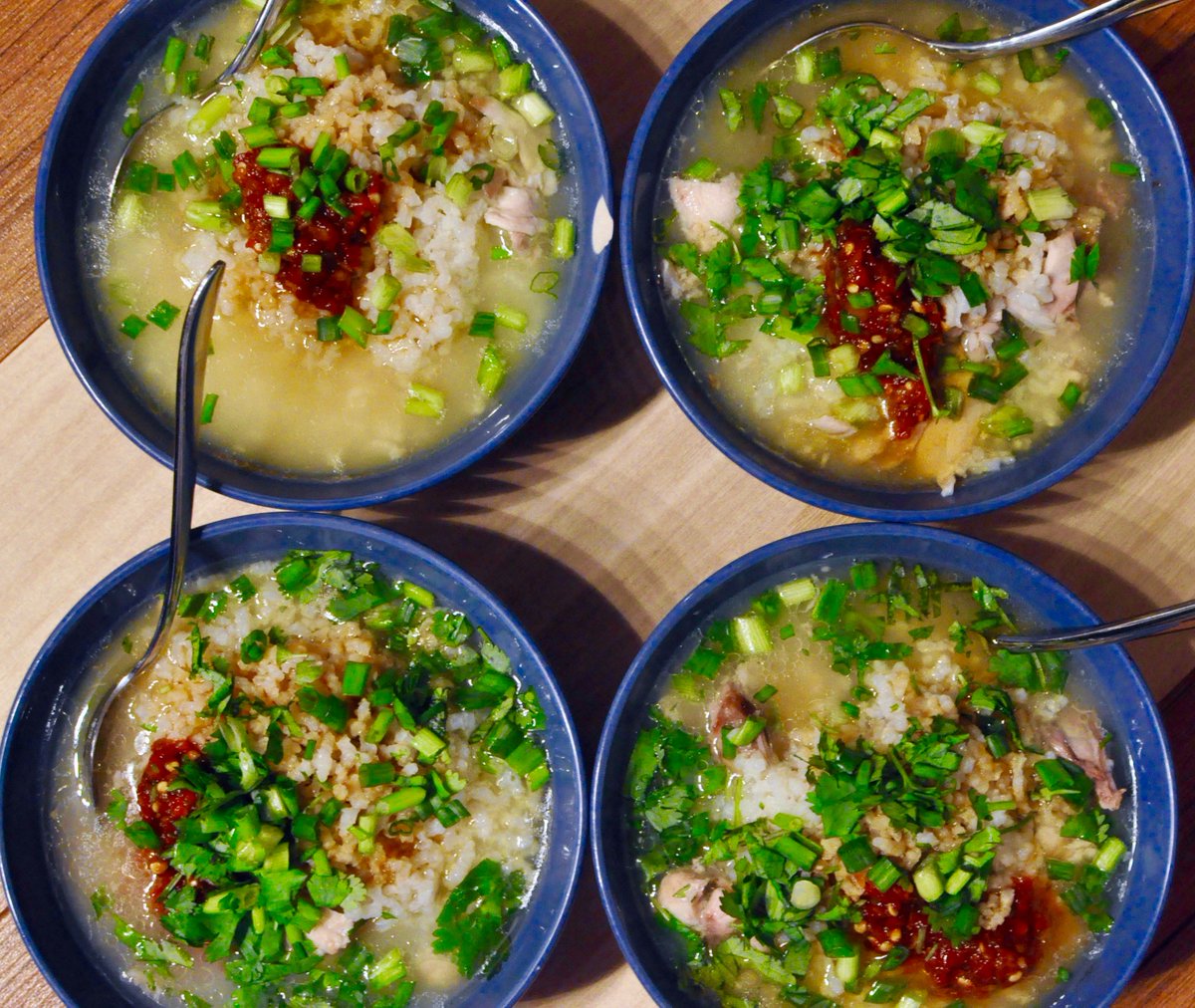 musicwithdinner's tweet photo. My love affair with making congee continues... #musicwithdinner #congee #comfortfood https://t.co/1Wgy2XVsrA