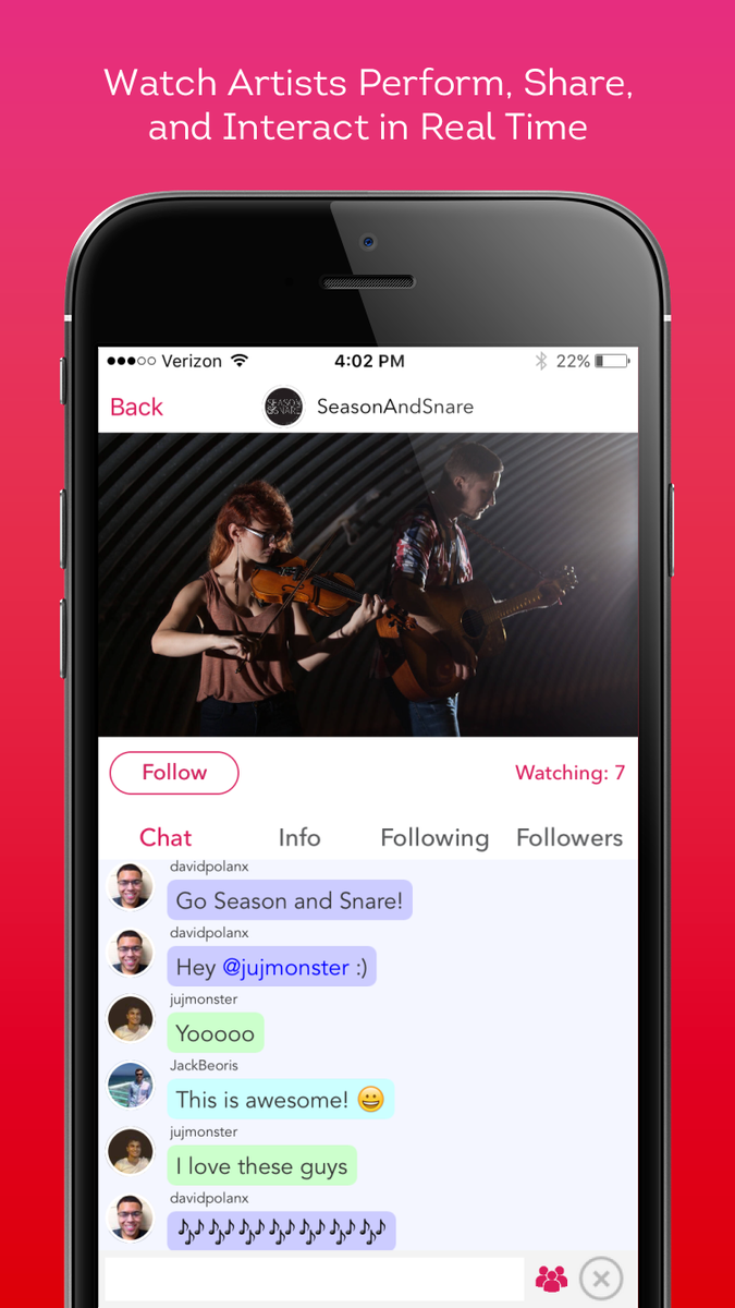 KrueTV's tweet photo. RT for a chance to beta test the https://t.co/Fz6nVp8Ht0 iOS app!

Live streaming for music lovers. #JoinTheKrue https://t.co/I1J1mm8tKa