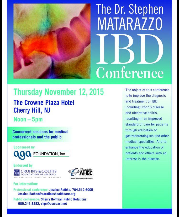 KKrautblatt's tweet photo. Cherry Hill, NJ - This Thursday! #ccfa #crohns #CrohnsDisease #IBD https://t.co/VsMFKmbGPO
