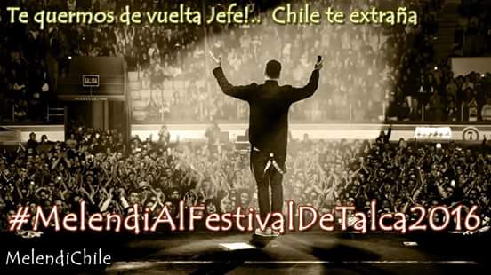 AnyGuzmanR's tweet photo. #MelendiAlFestivalDeTalca2016 https://t.co/REYKGGOrOY