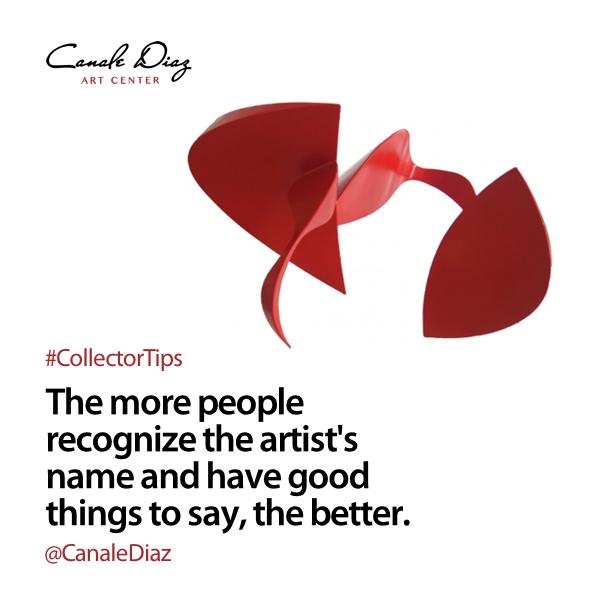 canalediaz's tweet image. #CollectorTips
The more qualified they are within the arts community, the more you should value their opinions.