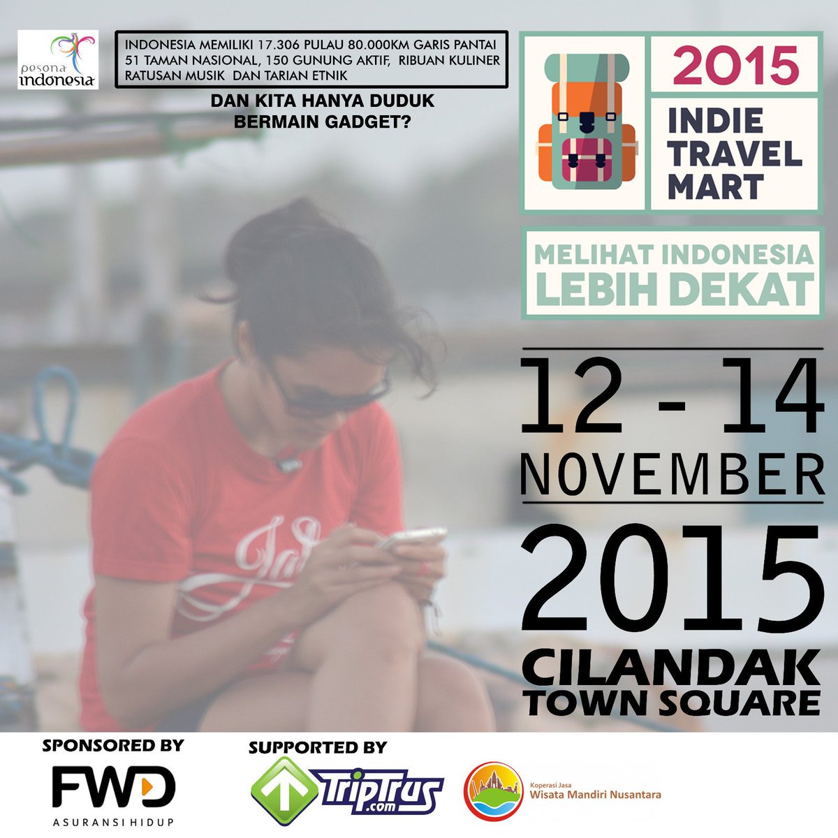 Banyak destinasi menarik &amp; diskon menggiurkan buat kamu pecinta #jalan2terus so, don't miss it Tweeps!