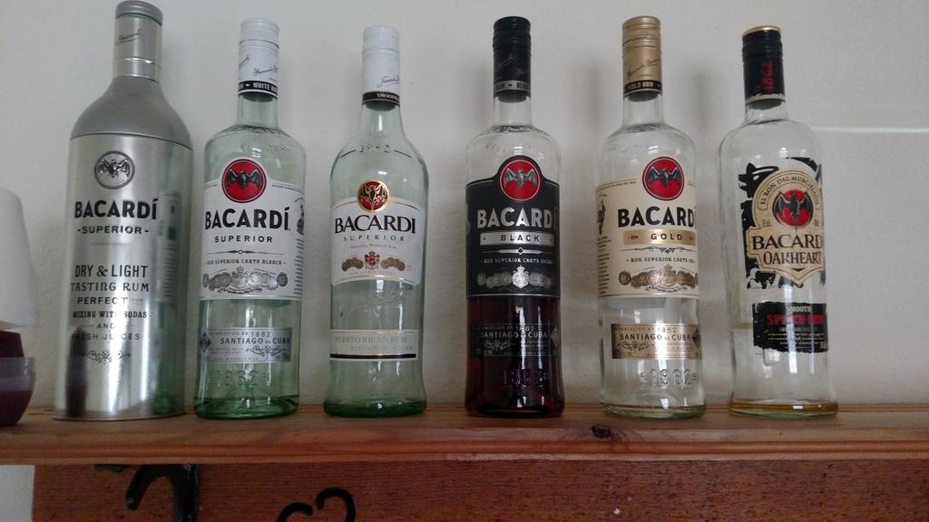 VincentKrause's tweet photo. @BACARDI Bacardi life.  But need help find the rest.  Not the fruity once. https://t.co/naWjGax99b
