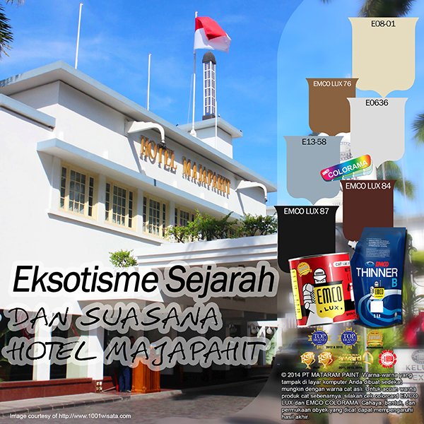Arsitektur Hotel Majapahit kental dengan sejarah dan eksotismenya. Cek artikel lengkapnya di goo.gl/Dkz2wO