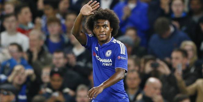 streamingfc's tweet image. Chelsea berencana akan memperpanjang kontrak gelandang asal Brazil, Willian dengan nilai kontrak £100000/week.