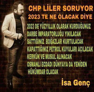 Buyrun okuyun, ne mi  olacak..?
Osmanlı Ecdadı Dünyada yeniden hükümdar olacak.