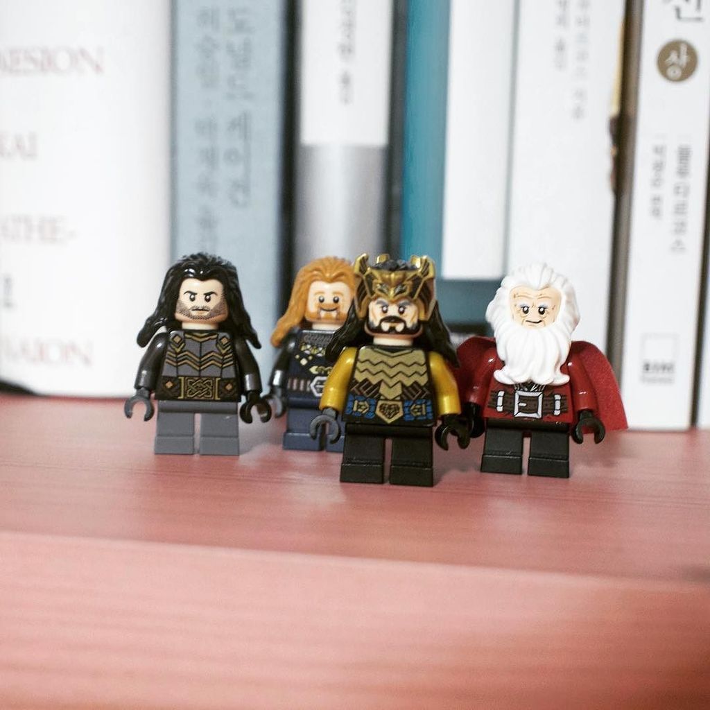 https://t.co/CMmIc94i1I - solskja - 난쟁이들 #소린 #발린 #필리 #킬리 #호빗 #레고 #hobbit  #lego, image size:1024x1024