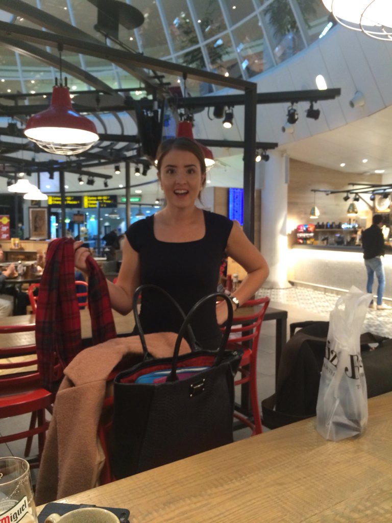 <a href="/smackie88/">Sarah Clarke</a> has arrived to guide the crew to #Scotland 🙌
Fun begins
Cheers all
<a href="/shaun_lodge/">shaun lodge</a> 
<a href="/parthbhatt2606/">parth bhatt</a>