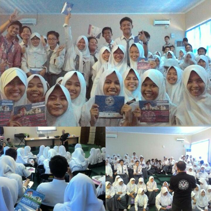 Trilogi_Univ's tweet photo. Inilah keseruan saat presentasi jalur PMDK di SMAN 3 Cilegon https://t.co/rDZ5jD7Pp4