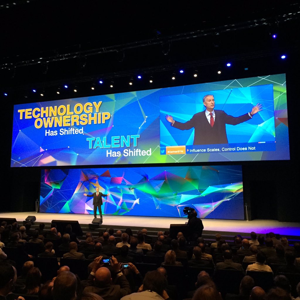 niclasingestrom's tweet photo. Ownership of IT is shifting to the business #GartnerSYM https://t.co/ahoPGZ9hBD