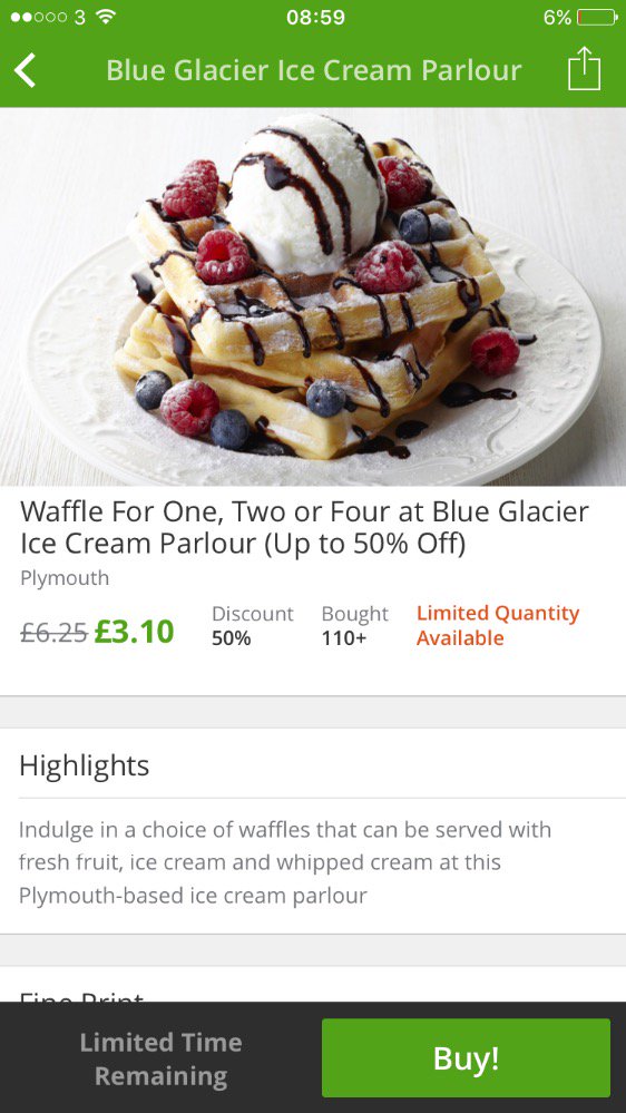 BlueGlacier_'s tweet photo. Head over to @Groupon where you can get 50% discount on our waffles! @oneplymouth @WhatsOnPlymouth #waffle #plymouth https://t.co/0iyFnNnAfF