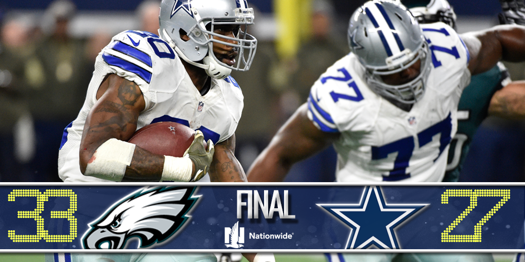 dallascowboys's tweet photo. Final. #PHIvsDAL https://t.co/c0DKRMzc03