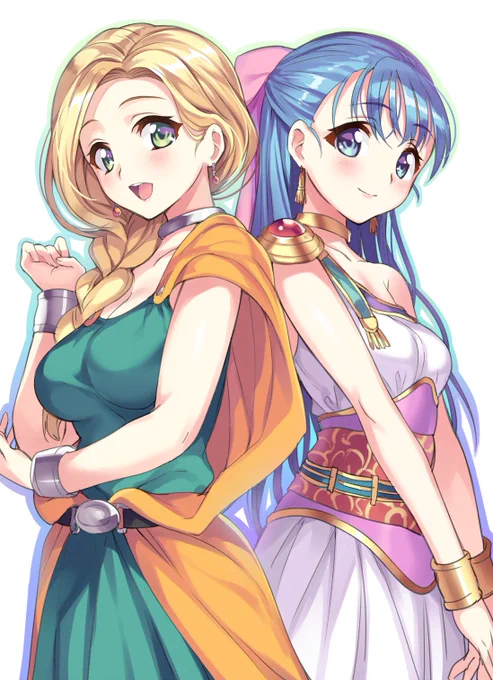 落書きビアンカとフローラ。 