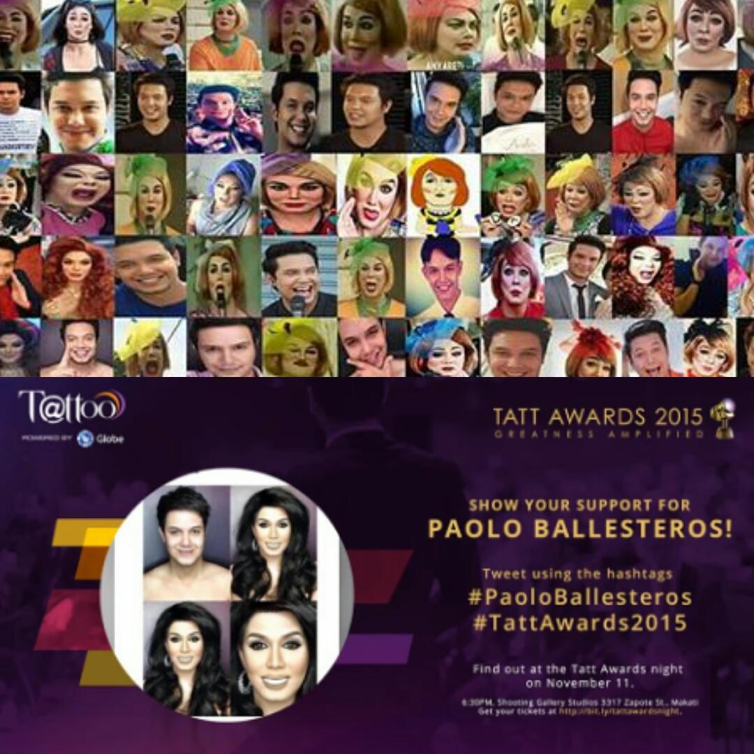 fangirlbea_22's tweet photo. Tuloy tuloy ang pagTweeeeeeet! Hihihi
#PaoloBallesteros 
#TattAwards2015 https://t.co/hneoNSboQY