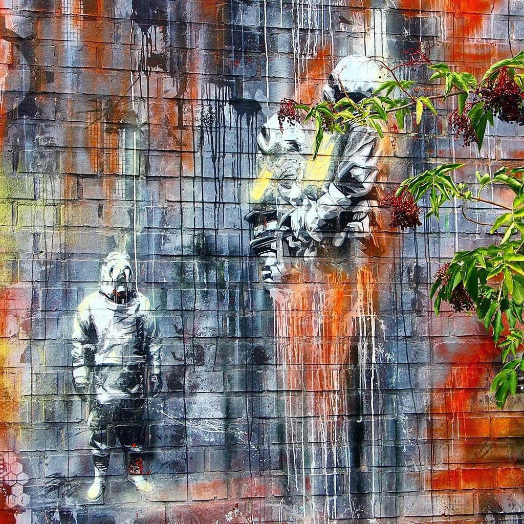 StArtEverywhere's tweet photo. Great #wall by #kenplotbot #plotbot at #teufelsberg #berlin by 03jowe https://t.co/w2PVHeXOfo