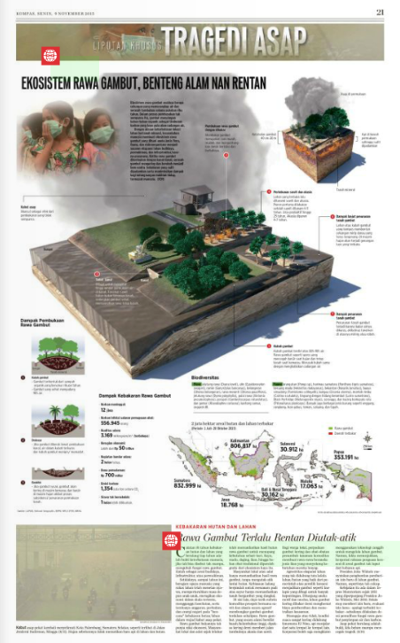 hariankompas's tweet photo. #MelawanAsap [Infografik] Ekosistem Rawa Gambut, Bentang Alam Nan Rentan https://t.co/krDzGpaKU9