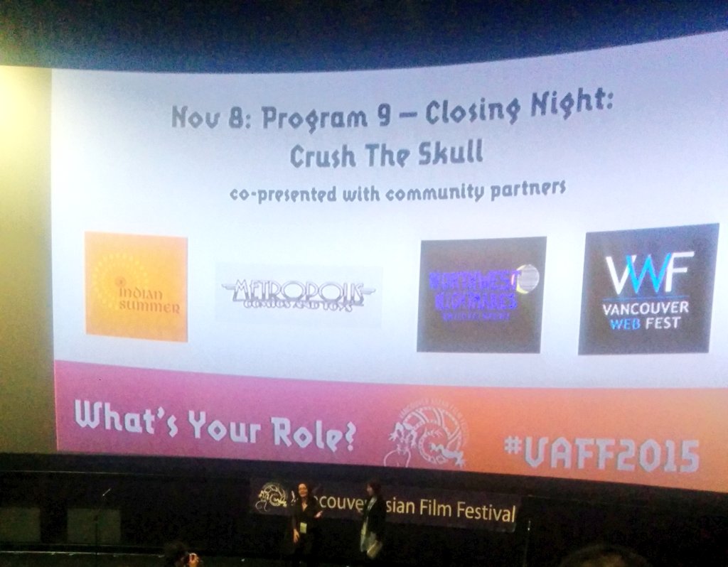 ZaraDurrani's tweet photo. A day of @VAFFvancouver films today with @paularmstrong99 #vaff2015 https://t.co/wmRku6HXxf