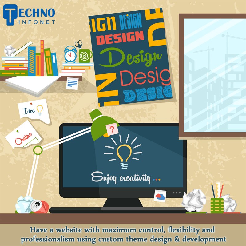 technoinfonet's tweet image. Have a website with maximum control, flexibility, and professionalism using #customthemedesign.