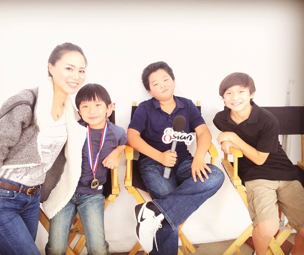 xrla's tweet photo. Interview w kids of #FreshOffTheBoat today at #kidsfestival2015 #LAJAJAKids #8siantv https://t.co/6XLpMHP4eo