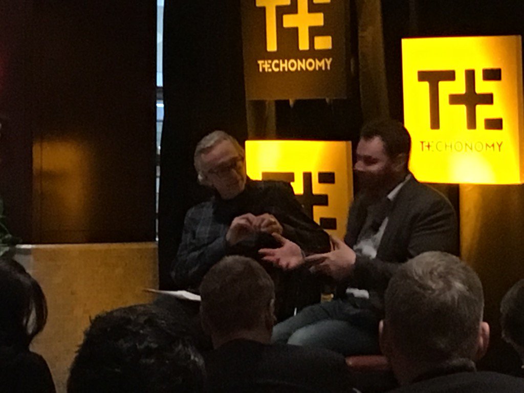 charleneli's tweet image. .@sparker comments re: amorality of social media today, he wouldn&apos;t let his own kids use it. #Techonomy15 #irony