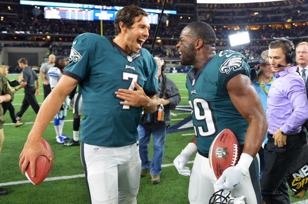 Eagles's tweet photo. Seven takeaways from No. 7's big birthday victory to #BeatDallas: https://t.co/HGywZRSZhs https://t.co/LBhWOZvSy4
