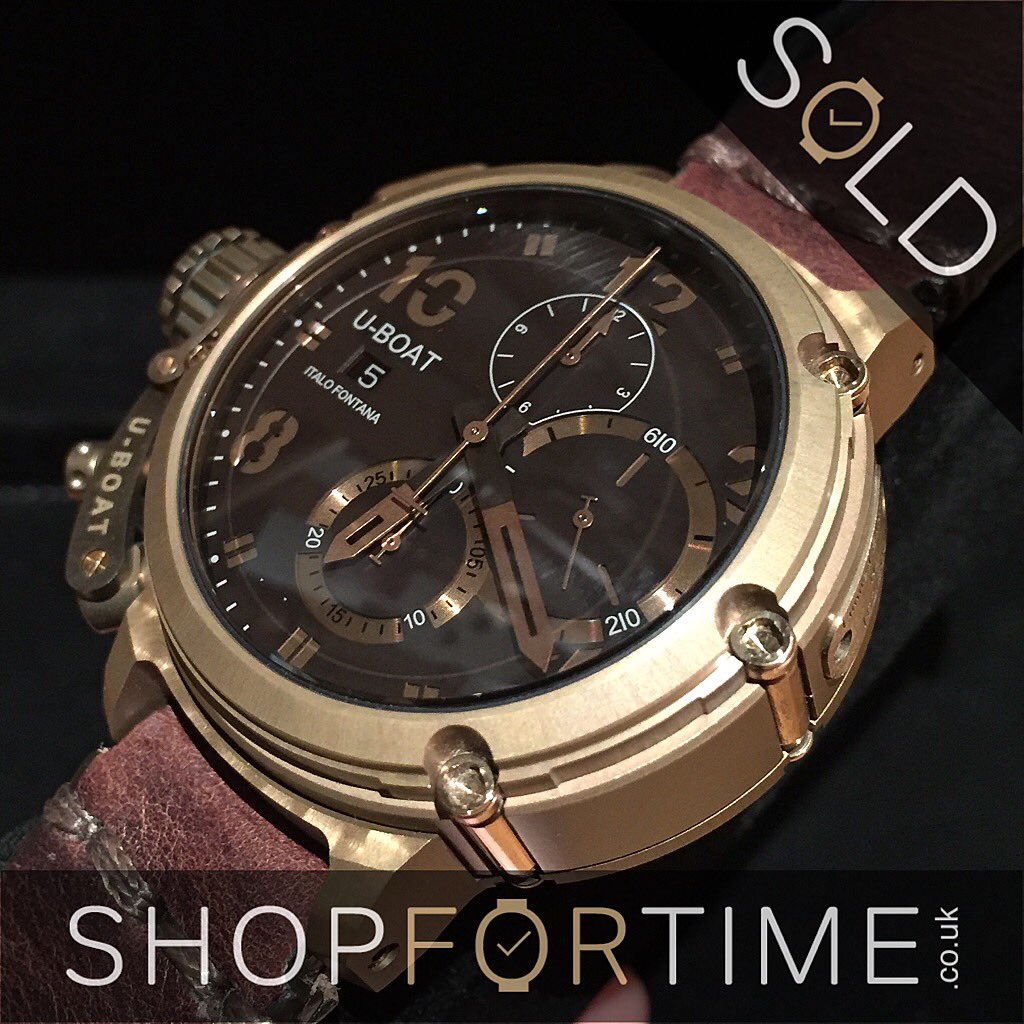 ShopForTime's tweet image. Another happy customer receives a beautiful #UBOAT watch this weekend a limited edition Chimera #ShopForTime #Luxury