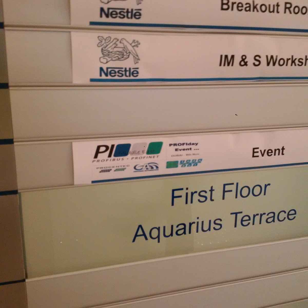 profime's tweet photo. Thanks to our sponsors #InduSol @PROCENTEC @ASMest for #PROFIday #Dubai #9th Nov. https://t.co/tM0n0I8lvF