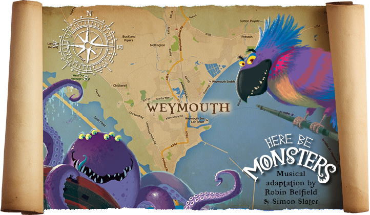 JonathanEmmett's tweet photo. @weypavilion
People of Weymouth, BEWARE!
The monsters are coming!
#HereBeMonsters
https://t.co/w5BG8b3q2N https://t.co/ukhQha7fvM