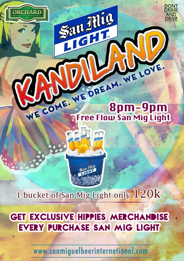 daydreamore's tweet photo. Come join us in #Kandiland free flow beer by #SanMigLight ... https://t.co/PURZTU5R5l