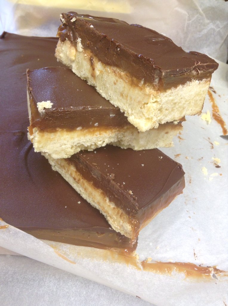 #caramel #shortbread #chocolate