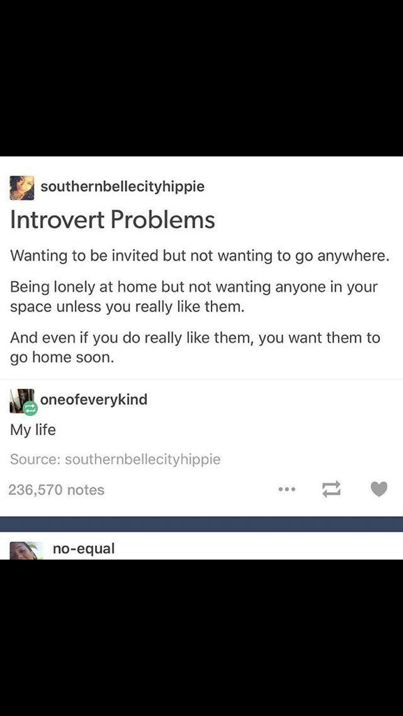 jala_thomas's tweet image. 😂😂😂 ever laugh so hard Bc nothing else can describe you as accurately as this post? #INTROVERTPROBZ
