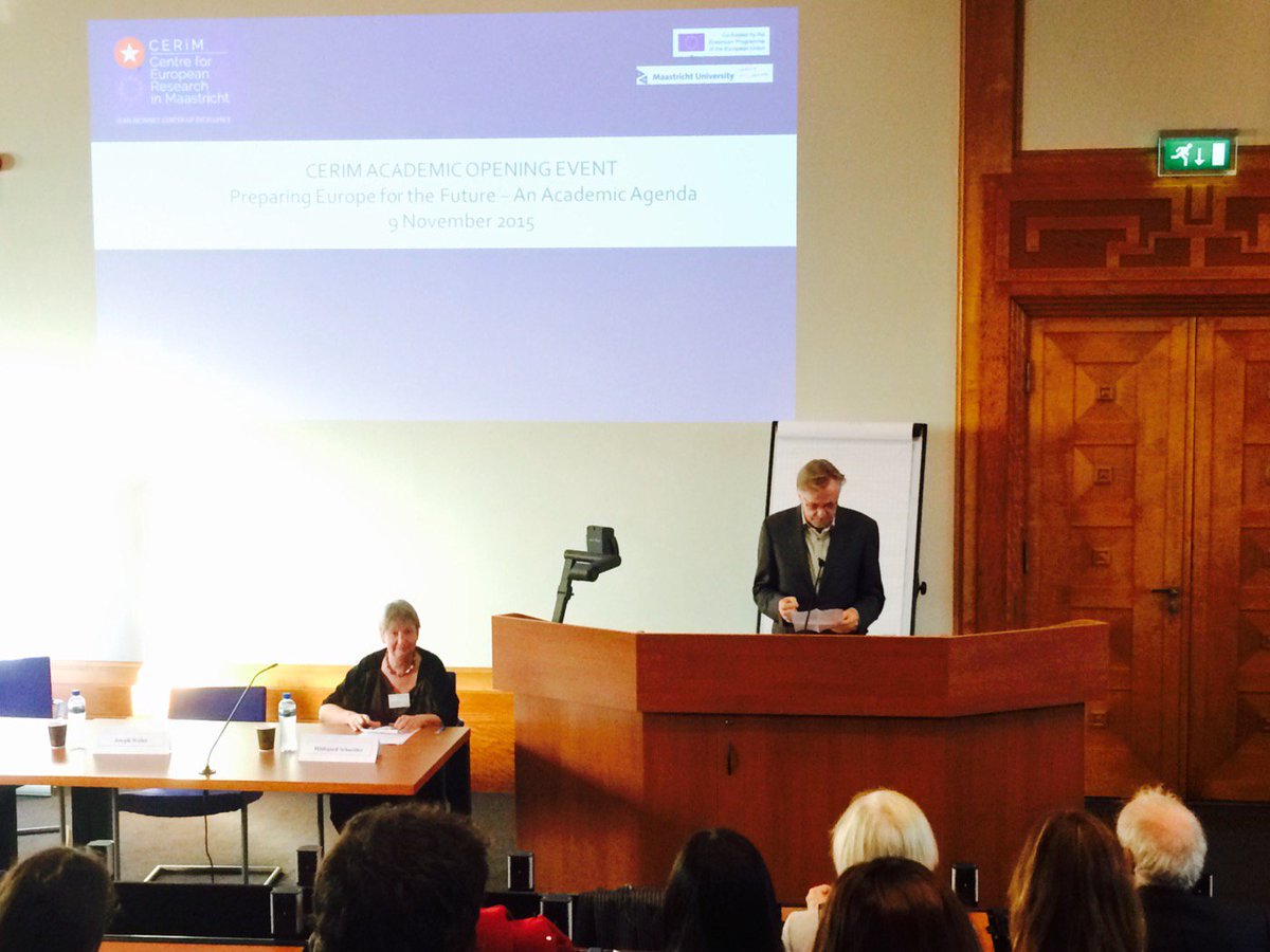 UM_CERiM's tweet image. Dean of #FASOS #Reindewilde with the second speech of the day @UM_CERiM @FasosMaastricht #euagenda