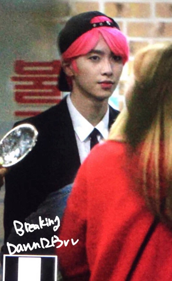 머리가 틴트색이 된 아이돌.jpg | 인스티즈