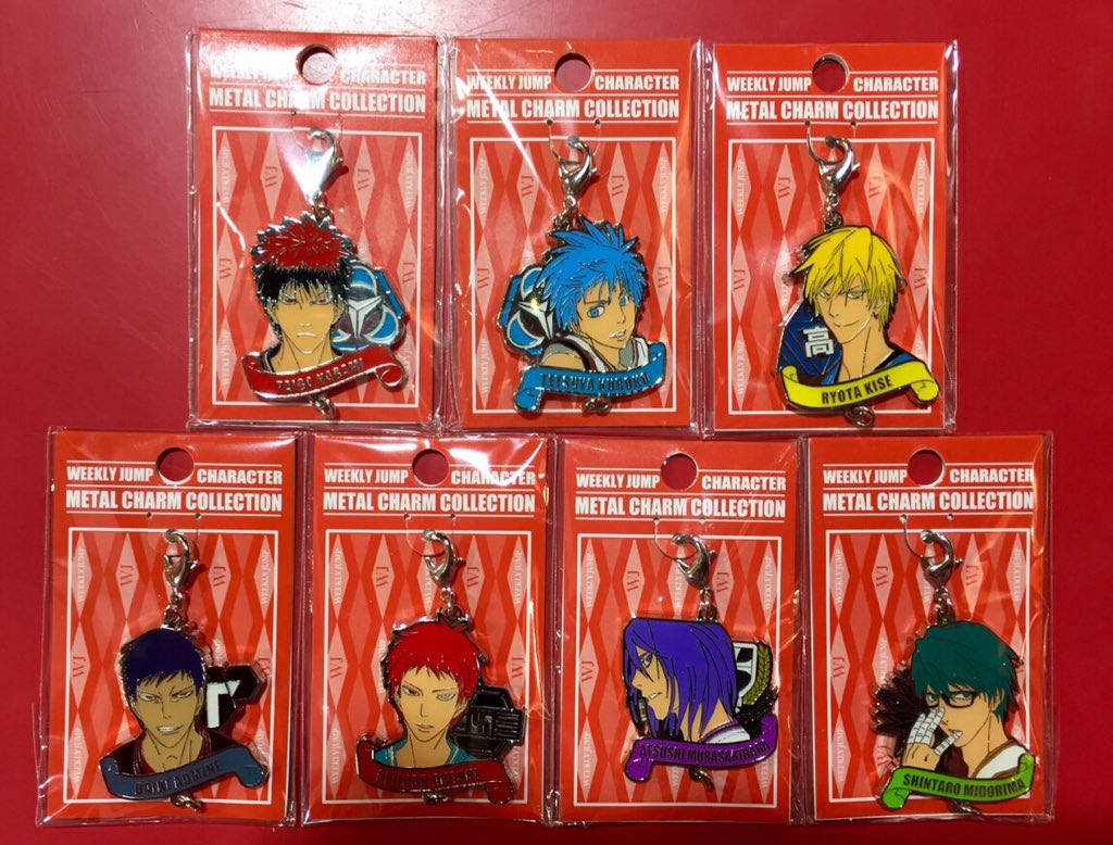 黒子のバスケ アクリルフィギュア チャームコレクション 原作 ジャンプショップ ☆明日10/8(土)より受注スタート☆ 『黒子のバスケ』映画公開記念