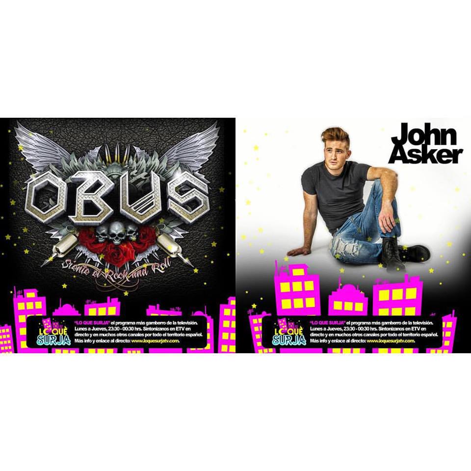 DVDmusic's tweet photo. Hoy visitaremos el programa de TV @Loquesurjatv con JOHN ASKER @johnaskerOF SEGUIMOS SUMANDO #NoPromoNoParty https://t.co/0pObD5IsTV