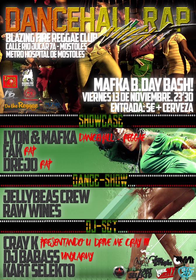 drejomadafacka's tweet photo. Este viernes la liamos again en @BlazinFireClub ! @KARTSELEKTO @CrayKmusic @MarcoMafka @Dyego_OneLove @Fakmostoles&amp;+ https://t.co/Jd0bX3AcGV