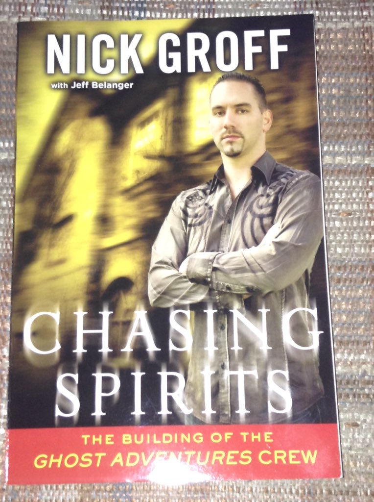 JamieAllen121's tweet photo. @NickGroff_ Nick, next time u will have 2 change the script on my #ChasingSpirits 2 "GladYouEnjoyed"-Awesome book! https://t.co/S5CNzn3jne