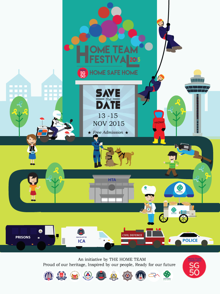 SingaporePolice's tweet photo. What are your plans this weekend? Join us at the Home Team Festival from 13-15 Nov! https://t.co/msYopmAd0B #htf2015 https://t.co/gqZXytVwqN