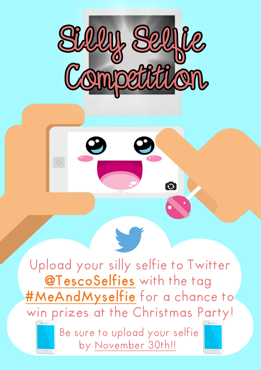 Hello all! This is the official Twitter account for @TescoSkipton's Silly Selfie Competition! Lets get snapping!