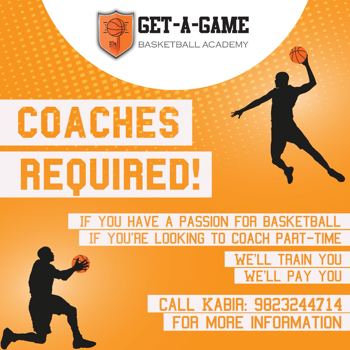 Getagameinfo's tweet photo. Here is your chance to coach a Basketball team with #GetAGame.
For any queries contact Kabir. https://t.co/xxJiGwHBgp