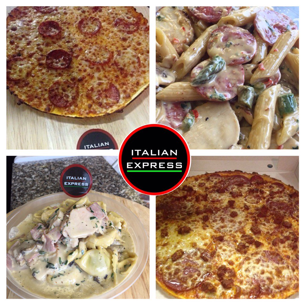 italianexpress_'s tweet photo. FOLLOW &amp; RT to #WIN Monday's FREE LARGE PIZZA/PASTA of your choice. Don't forget to # your nearest branch! Good Luck https://t.co/4WJMx1BMxq
