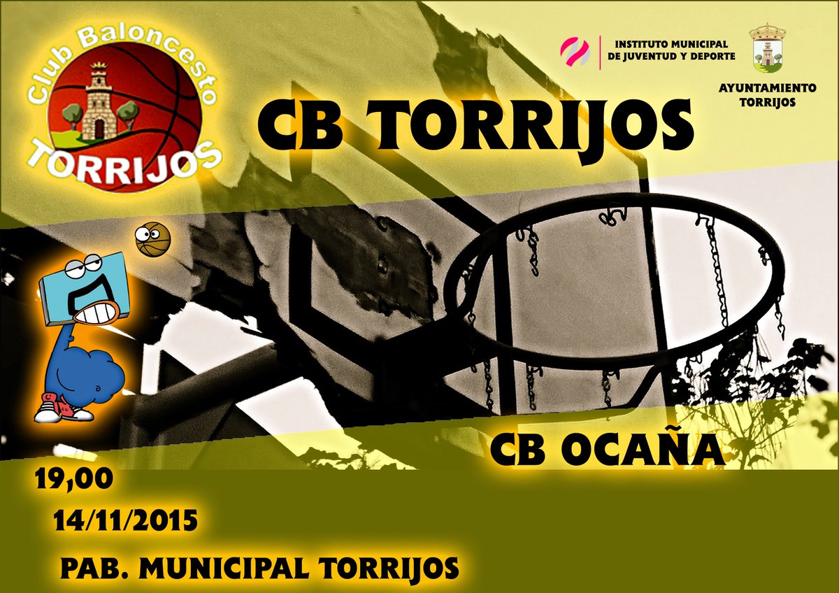 CBTorrijos's tweet photo. Próxima jornada. @AsoBalToledoTOB @APBCLM Sábado 14 de Noviembre. 19,00. @CBTorrijos - @CBOcana https://t.co/aRuK6pmfn3